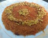 A picture of step 13 of Kunafa(arabicsweet)😋😋.