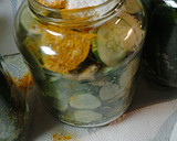 A picture of step 3 of Bread and butter pickles II.
