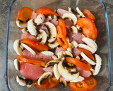 Foto del paso 3 de la receta: Pavo al horno con crema de avena y champiñones