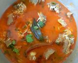 A picture of step 6 of Mutton biryani in electric rice cooker.