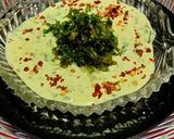 A picture of step 6 of Palak Raita.