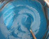 A picture of step 3 of Royal Blue Chocolate.