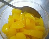 A picture of step 3 of Easily Made with a Frozen Pie Crust! Peach & Adzuki Pie.