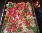 A picture of step 5 of Veggie Lasagna.