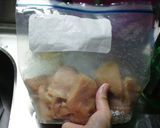 A picture of step 2 of An Inexpensive Feast Made with Chicken Breast Deep-Fried Chicken with Mayonnaise.