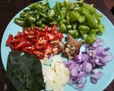 Foto langkah ke 1 dari resep Cumi asin tumis cabe dan tomat ijo.