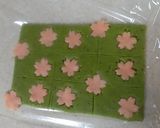 A picture of step 14 of Sakura and Matcha Cookies.