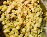 A picture of step 7 of Garlic & Pesto Pasta with Chicken - Quick & Easy - use any pasta.