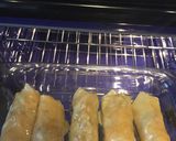 A picture of step 6 of Taco Egg Rolls.