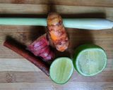 Foto langkah ke 1 dari resep Minuman Jahe-Kunyit-Sereh.