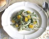 A picture of step 5 of Tuna and White Sauce with Spinach Pasta.