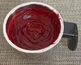 A picture of step 2 of Eggless Beetroot Muffins – Naturally Pink, Wholesome & Nutty.