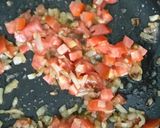 A picture of step 3 of Hussain's Masala scrambled eggs.