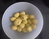 A picture of step 5 of Green peas & Maize flour vada.