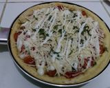 Foto langkah ke 7 dari resep Mac n' cheese pizza teflon.