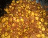 A picture of step 6 of Tawa Chole.