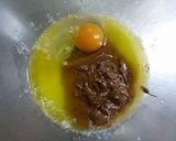 A picture of step 1 of Chocolate Muffins Made with Pancake Mix.