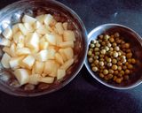 A picture of step 2 of Healthy tasty Jowar (sorghum) bhakri with masaledar sabji.