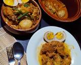 Gulai Nangka Ayam & Telur (Jackfruit with Chicken &Egg Curry) langkah memasak 13 foto