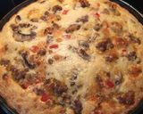 A picture of step 5 of Oh So Filling Sausage Breakfast Pie.