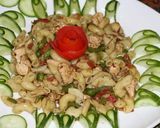 A picture of step 2 of Chicken veggies macroni.