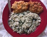 Foto langkah ke 3 dari resep Nasi hijau bayam NO MSG.