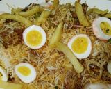 A picture of step 10 of Chicken biryani.