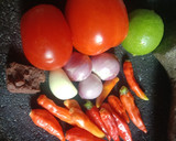 Foto langkah ke 1 dari resep Sambal Terasi Jeruk Nipis.
