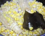A picture of step 4 of Corn Rice with the Silky Strings.