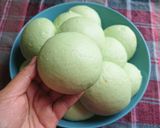 Hình bước làm 9 của món Bánh bao sữa dừa lá dứa