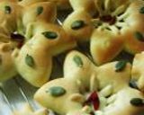 A picture of step 9 of Christmas Star-Shaped Breads with Brown Sugar.