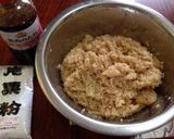 A picture of step 1 of BBQ Pork and Rice Rolls.