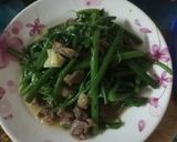Hình bước làm 3 của món Đọn su xào bò gân