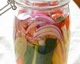 A picture of step 5 of Pickled Cucumber & Carrot.