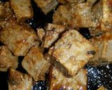 A picture of step 1 of Sig's Curry with Nuts,Peppers and Micro Protein ( Quorn ).