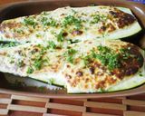 A picture of step 5 of Oven-baked Courgettes with Cheese Sauce.