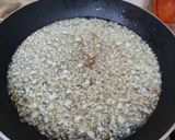 A picture of step 4 of Daal sabat masoor.