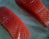 A picture of step 3 of Vickys Grilled Salmon with Tomato & Avocado Salsa GF DF EF SF NF.