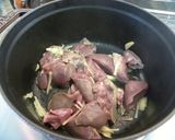 A picture of step 3 of Classic Simmered Chicken Giblets.