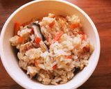 A picture of step 6 of Tuna steamed rice.