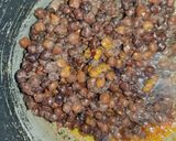 A picture of step 3 of Masala Black Chana Chaat 😋.