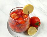 Foto langkah ke 3 dari resep Es Tomat Lemon Selasih.