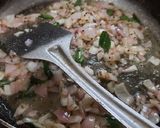 A picture of step 4 of Vidarbha special Nagpuri style Wanga batata Saoji masala bhaji.
