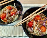 Foto del paso 6 de la receta: Udon noodles con codillo y verduras