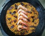 Foto del paso 8 de la receta: Arroz con gamba roja, alga dulse y caldo de alga fucus con azafrán
