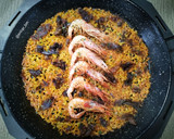 Foto del paso 8 de la receta: Arroz con gamba roja, alga dulse y caldo de alga fucus con azafrán