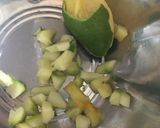 A picture of step 2 of Kacha aam pickle.