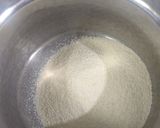 A picture of step 1 of Semolina spice cake.