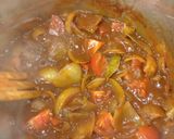 Görög hagymás nyúlragu - Kouneli stifado recept fázis 4 fotója