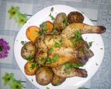 Baked Rosemary chicken with carrots and potatoes recipe step 3 photo